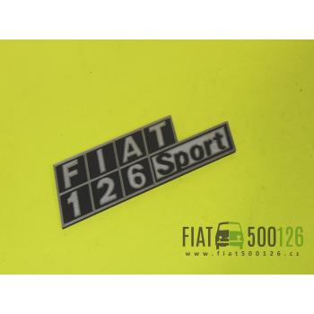 Znak Fiat 126 sport en